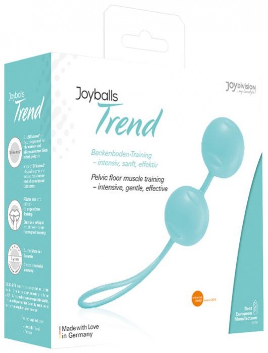 Вагинальные шарики цвета мяты Joyballs - Joy Division