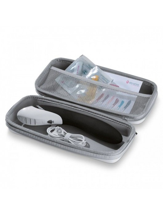 Вибратор с электростимуляцией Sizzling Simon Black Edition - 27 см. - MyStim - купить с доставкой в Пушкино