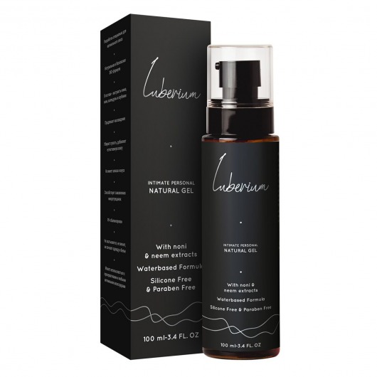 Интимный гель на водной основе с экстрактами нони и нима Luberium Natural Gel - 100 мл. - Luberium - купить с доставкой в Пушкино