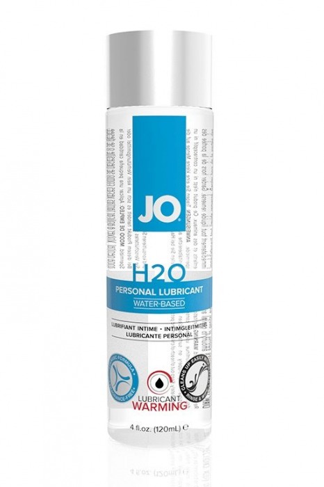 Возбуждающий лубрикант на водной основе JO Personal Lubricant H2O Warming - 120 мл. - System JO - купить с доставкой в Пушкино