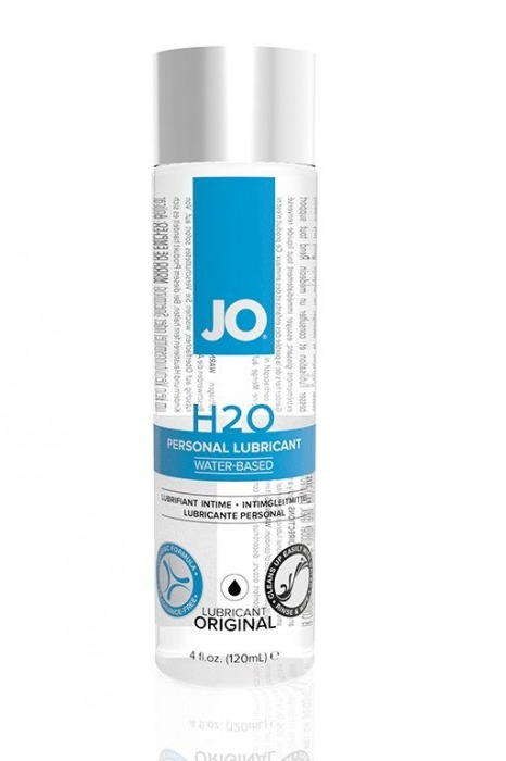 Нейтральный лубрикант на водной основе JO Personal Lubricant H2O - 120 мл. - System JO - купить с доставкой в Пушкино