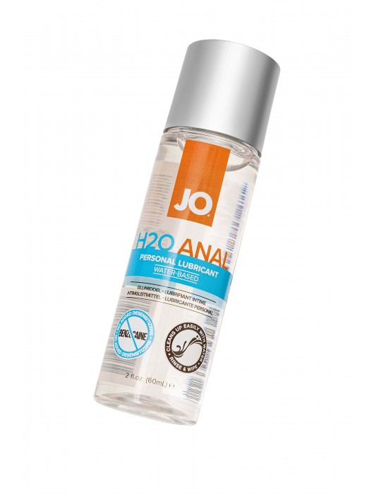 Анальный лубрикант на водной основе JO Anal H2O - 60 мл. - System JO - купить с доставкой в Пушкино