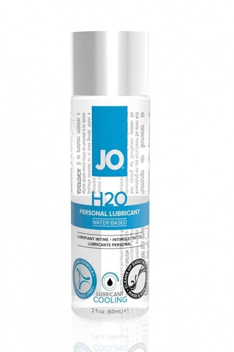 Охлаждающий лубрикант на водной основе JO Personal Lubricant H2O COOLING - 60 мл. - System JO - купить с доставкой в Пушкино