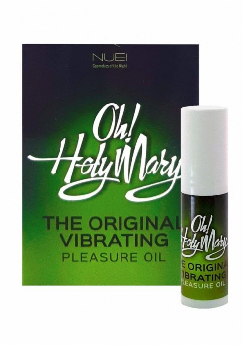 Масло унисекс с эффектом вибрации Oh! Holy Mary - 6 мл. - Nuei cosmetics - купить с доставкой в Пушкино