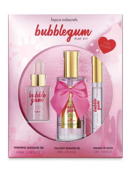 Набор средств для массажа и ласк Bubblegum Play Kit - Bijoux Indiscrets - купить с доставкой в Пушкино