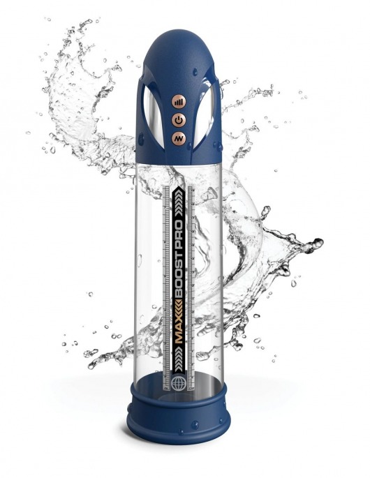 Синяя вакуумная автоматическая помпа Max Boost Pro Flow - Pipedream - в Пушкино купить с доставкой