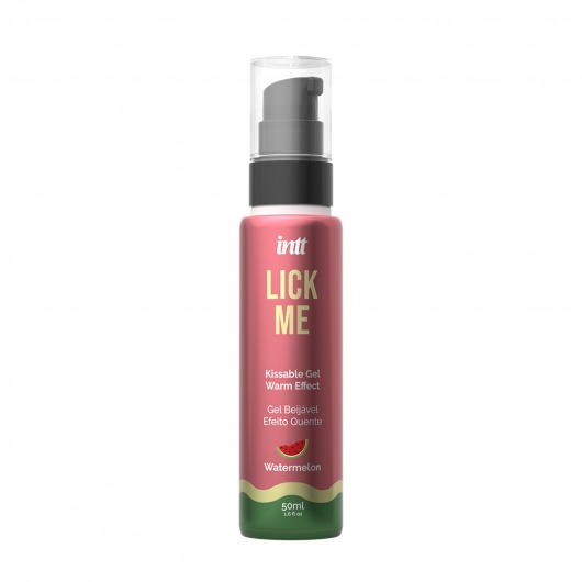 Гель Lick Me с согревающим эффектом и ароматом арбуза - 50 мл. - INTT - купить с доставкой в Пушкино