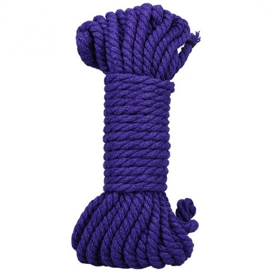 Фиолетовая верёвка для связывания и фиксации Bind Tie - 9,14 м. - Doc Johnson - купить с доставкой в Пушкино