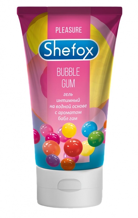 Интимная гель-смазка Shefox «Бабл гам» - 50 мл. - Shefox - купить с доставкой в Пушкино