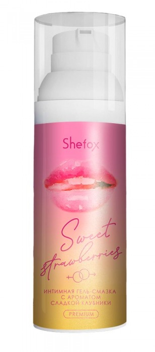 Интимная гель-смазка Shefox Premium «Сладкая клубника» - 50 мл. - Shefox - купить с доставкой в Пушкино