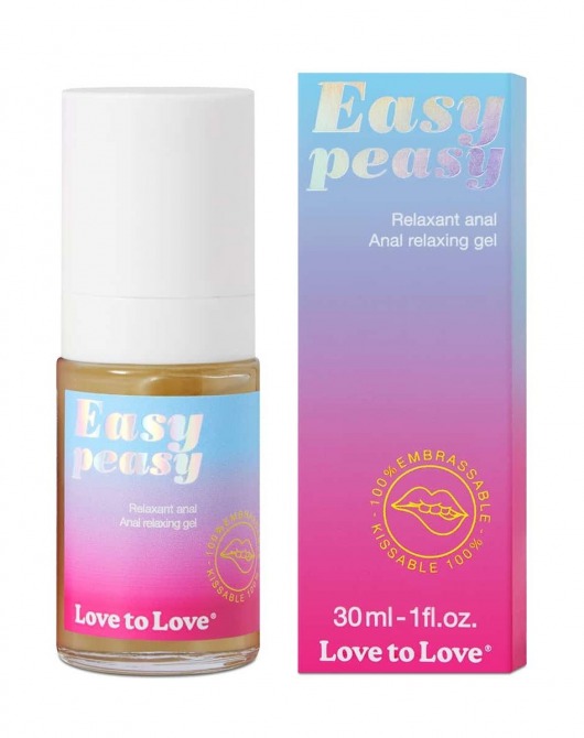 Анальный расслабляющий гель Easy Peasy - 30 мл. - Love to Love - купить с доставкой в Пушкино