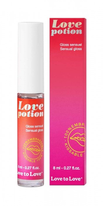 Возбуждающий блеск для губ Love Potion - 8 мл. - Love to Love - купить с доставкой в Пушкино