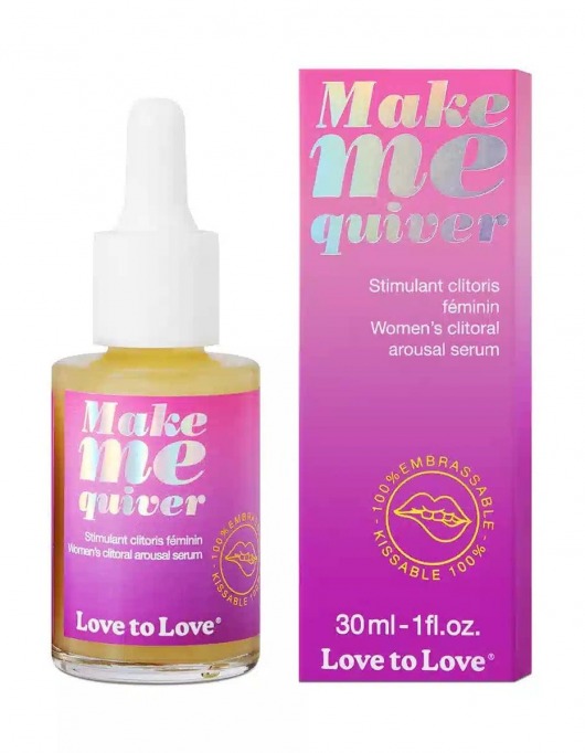 Возбуждающие капли для клитора Make Me Quiver - 30 мл. - Love to Love - купить с доставкой в Пушкино