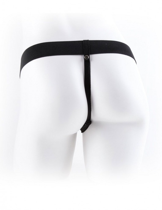 Полый страпон телесного цвета Hollow Strap-On with Balls - 24 см. - Pipedream - купить с доставкой в Пушкино