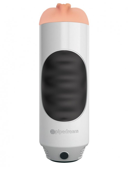 Мастурбатор-вагина Extreme Toyz Mega Grip Vibrating Stroker Mouth - Pipedream - в Пушкино купить с доставкой