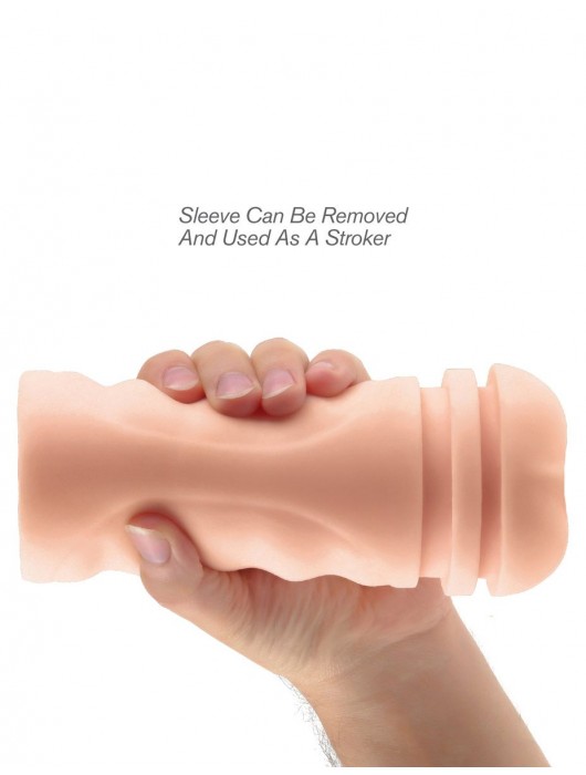 Мастурбатор-вагина Extreme Toyz Mega Grip Vibrating Stroker Mouth - Pipedream - в Пушкино купить с доставкой