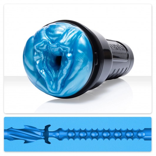 Мастурбатор-вагина Fleshlight Freaks Alien Blue Metallic - Fleshlight - в Пушкино купить с доставкой