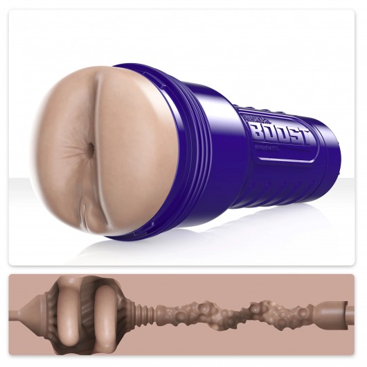 Телесный мастурбатор-анус Fleshlight Boost Blast Female - Fleshlight - в Пушкино купить с доставкой