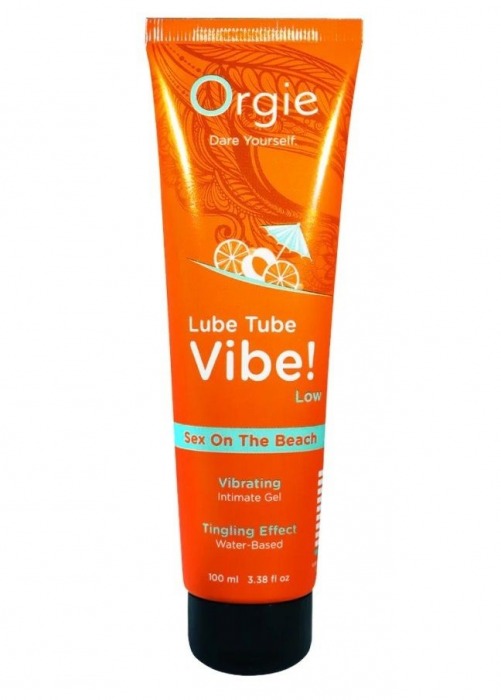 Гель с эффектом вибрации Lube Tube Vibe Low Sex On The Beach - 100 мл. - ORGIE - купить с доставкой в Пушкино