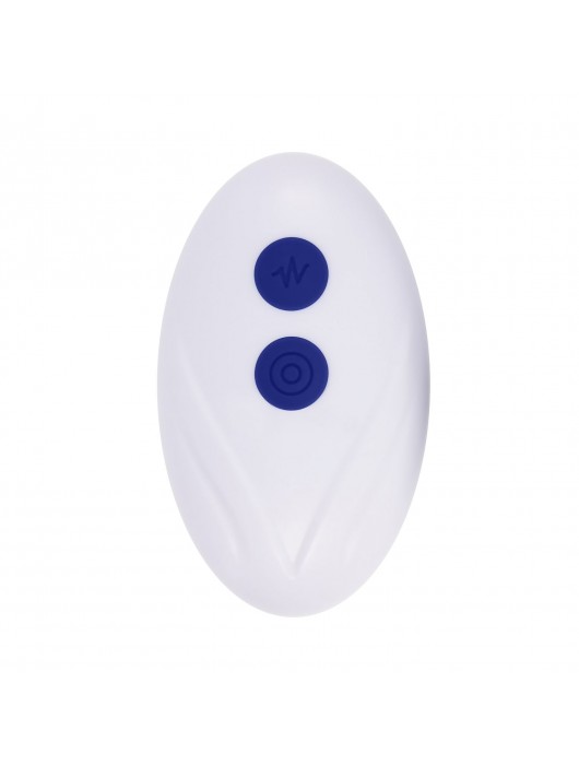 Синее эрекционное виброкольцо с клиторальной подушечкой и пультом ДУ Adjustable Fun Ring - Zero Tolerance - в Пушкино купить с доставкой