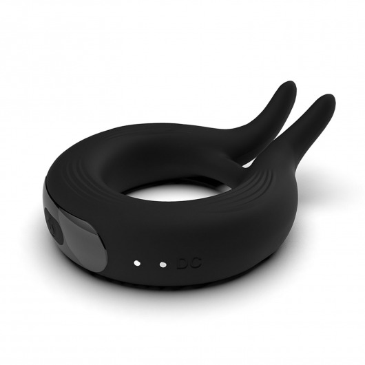 Черное эрекционное кольцо Marry Me Rechargeable Vibrating Cockring - Adrien Lastic - в Пушкино купить с доставкой