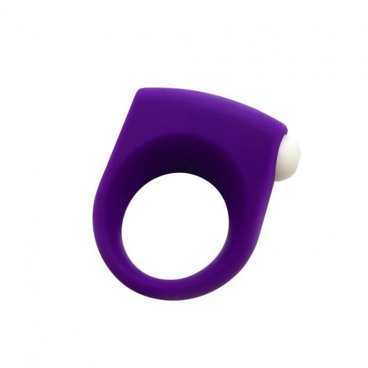 Фиолетовое эрекционное кольцо Puggle Vibrating Ring with Bullet - Adrien Lastic - в Пушкино купить с доставкой
