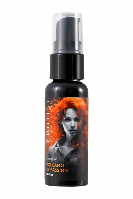 Гель с эффектом вибрации Volcano Of Passion со вкусом вишни - 25 мл. - Erotist Lubricants - купить с доставкой в Пушкино