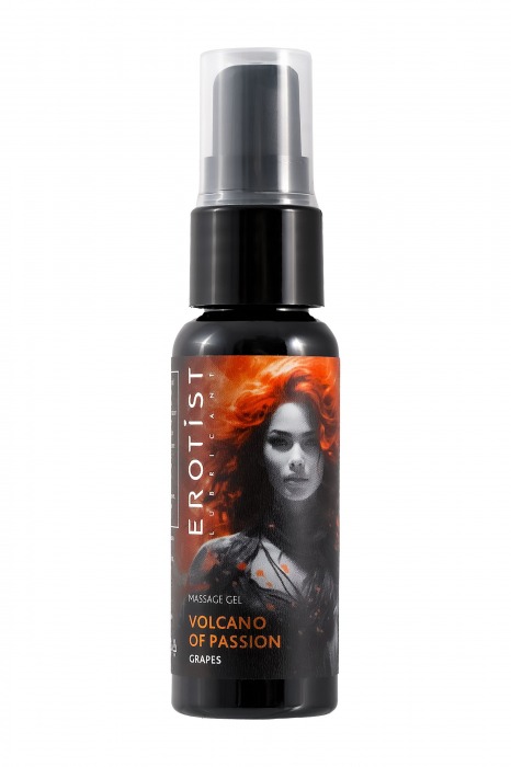 Гель с эффектом вибрации Volcano Of Passion со вкусом винограда - 25 мл. - Erotist Lubricants - купить с доставкой в Пушкино