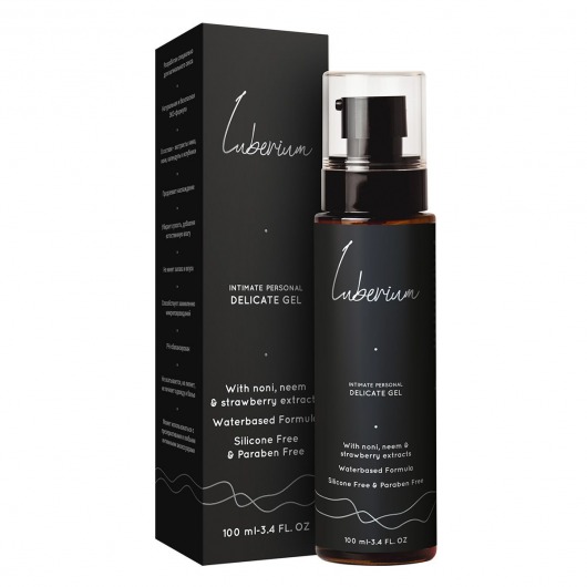 Интимный гель с экстрактами нони, нима и клубники Luberium Delicate Waterbased - 100 мл. - Luberium - купить с доставкой в Пушкино