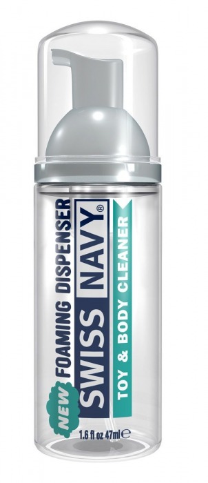 Очищающая пенка для игрушек и тела Toy   Body Cleaner Foamer - 47 мл. - Swiss navy - купить с доставкой в Пушкино