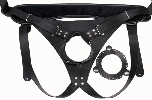 Пояс Hard Brutal для больших насадок - LOVETOY (А-Полимер) - купить с доставкой в Пушкино