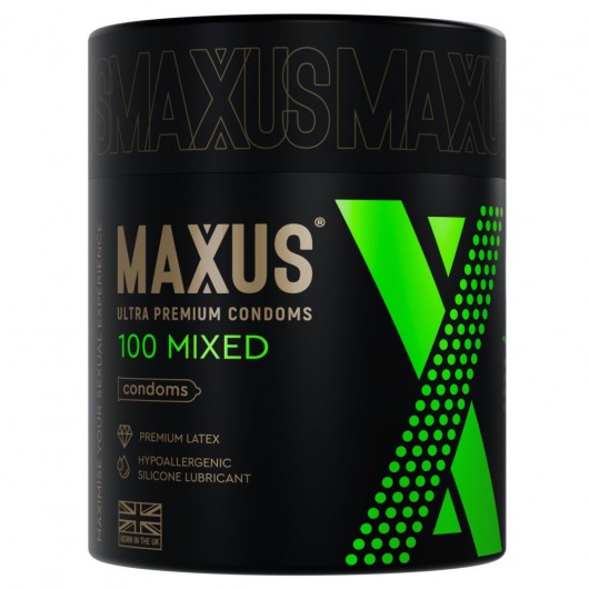 Презервативы MAXUS Mixed - 100 шт. - Maxus - купить с доставкой в Пушкино