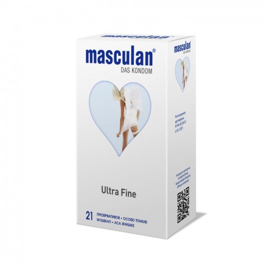 Особо тонкие презервативы Masculan Ultra Fine - 21 шт. - Masculan - купить с доставкой в Пушкино