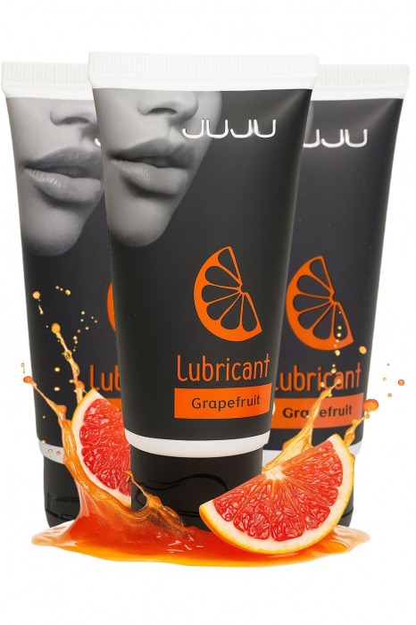 Набор из 3 съедобных лубрикантов JUJU со вкусом грейпфрута - JuJu - купить с доставкой в Пушкино