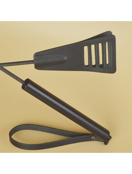 Черный кожаный стек «Сириус» - 60 см. - Sitabella - купить с доставкой в Пушкино