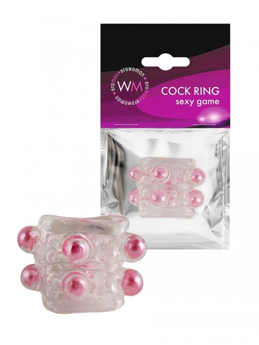 Прозрачная насадка на пенис с цветными шариками - Erowoman-Eroman - в Пушкино купить с доставкой