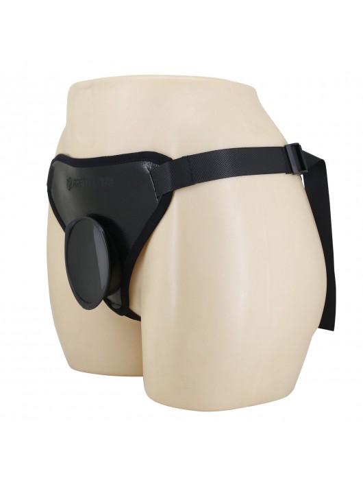 Черные трусики харнесс с платформой Caludio I - Baile - купить с доставкой в Пушкино