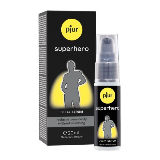 Пролонгатор-сыворотка pjur Superhero Delay Serum - 20 мл. - Pjur - купить с доставкой в Пушкино