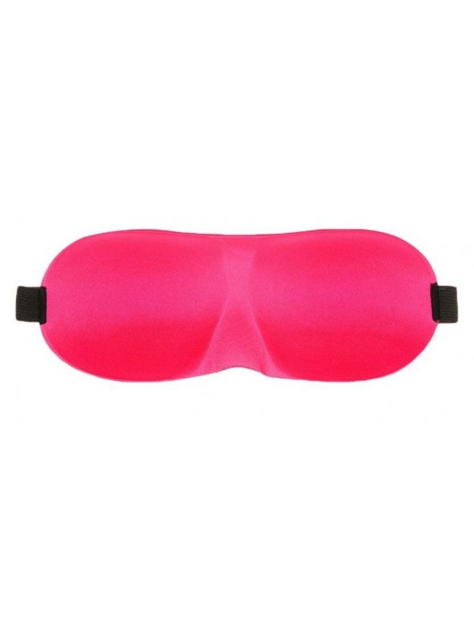 Розовая глухая маска на резинке - Sitabella - купить с доставкой в Пушкино