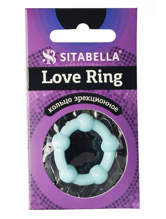 Цветное эрекционное кольцо Love Ring с бусинами - Sitabella - в Пушкино купить с доставкой
