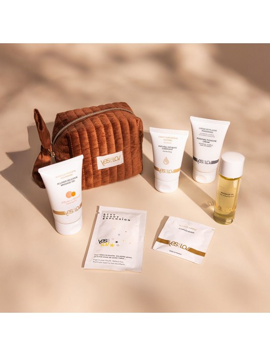 Набор YESforLOV La Trousse Enchantée в коричневой косметичке - YESforLOV - купить с доставкой в Пушкино