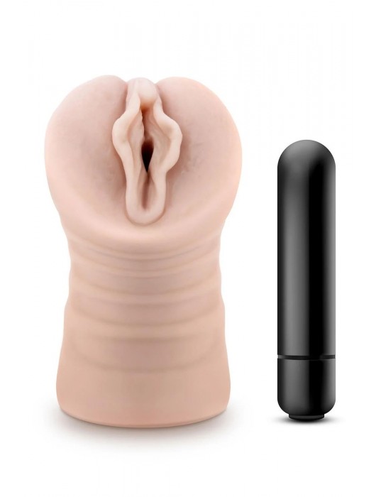 Телесный мастурбатор-вагина Destini - Blush Novelties - в Пушкино купить с доставкой