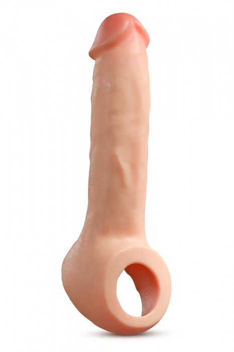 Телесная насадка-удлинитель Thrive 8.75 Inch Realistic Penis Extender Sleeve - 22,2 см. - Blush Novelties - в Пушкино купить с доставкой