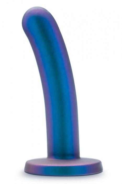 Синяя насадка с гладкой поверхностью Surrender 5.75 Inch Intermediate Pegging Dildo - 14,6 см. - Blush Novelties - купить с доставкой в Пушкино