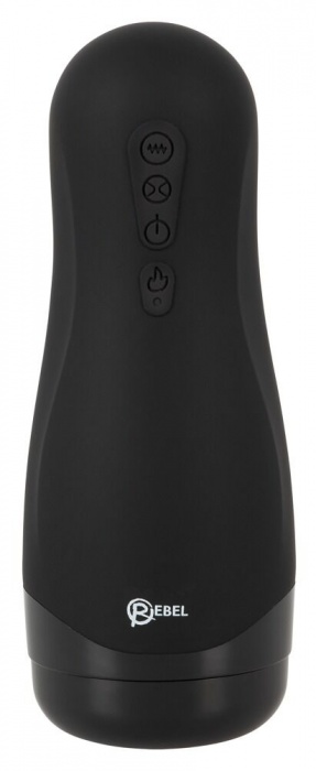 Черный вибромастурбатор с подогревом Masturbator with 3 Functions - Orion - в Пушкино купить с доставкой