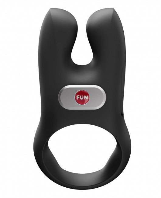 Черное эрекционное виброкольцо Nos - Fun Factory - в Пушкино купить с доставкой