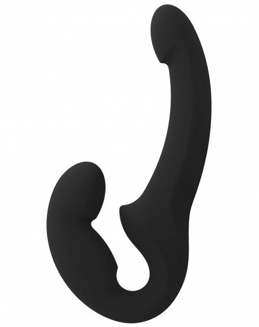 Черный безремневой страпон Share Lite - Fun Factory - купить с доставкой в Пушкино