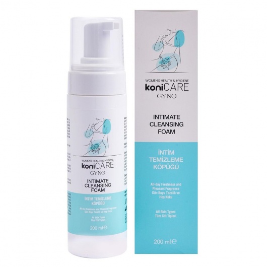 Пенка для интимной гигиены Konicare Gyno Intimate Cleasing Foam - 200 мл. - JoyDrops - купить с доставкой в Пушкино