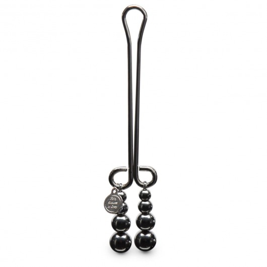Зажим для клитора с бусинами Just Sensation Beaded Clitoral Clamp - Fifty Shades of Grey - купить с доставкой в Пушкино