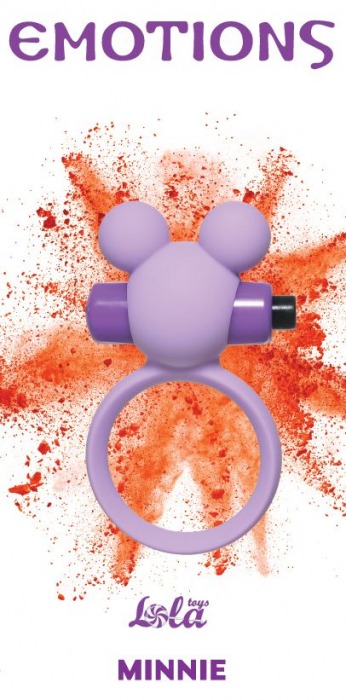 Сиреневое эрекционное виброколечко Emotions Minnie - Lola Games - в Пушкино купить с доставкой